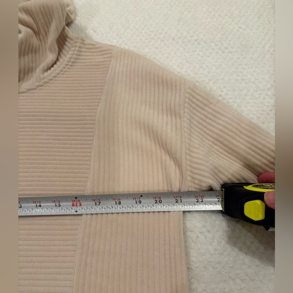 Talbots Beige Ribbed Knit Lounge Set - Picture 6 of 9